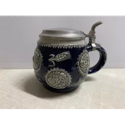 CHOPE GRES AVEC COUVERCLE  50CL HT 10.50CM