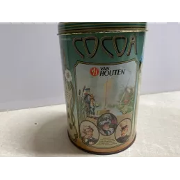 BOITE CACAO VAN HOUTEN  HT. 15CM  DIAMETRE 10CM
