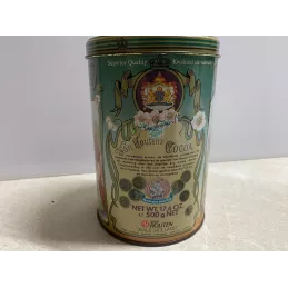 BOITE CACAO VAN HOUTEN  HT. 15CM  DIAMETRE 10CM