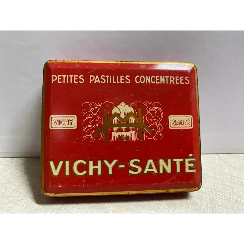 BOITE  PETITES  PASTILLES  CONCENTREES   VICHY SANTE   8.80CM X7CM