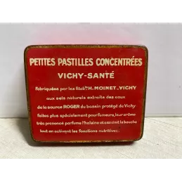 BOITE  PETITES  PASTILLES  CONCENTREES   VICHY SANTE   8.80CM X7CM