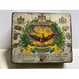 BOITE CIGARETTES  PHENIX NESTOR GIANACLIS  14CM X12CM X3.50CM