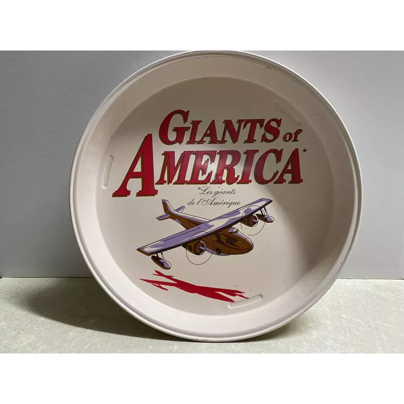 PLATEAU GLANTS OF AMERICA DIAMETRE 34CM REBORD 4.50CM