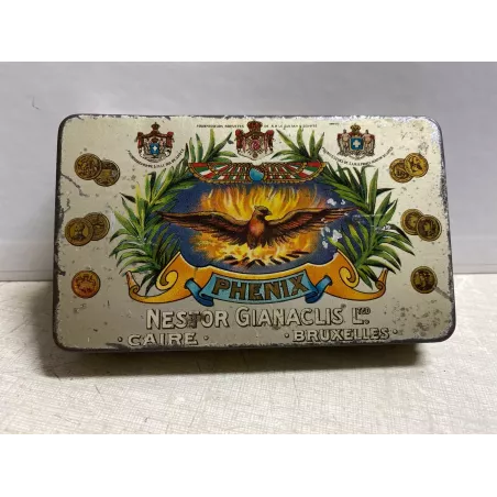BOITE CIGARETTES PHENIX NESTOR GIANACLIS 11.70CM X7CM X1.9CM