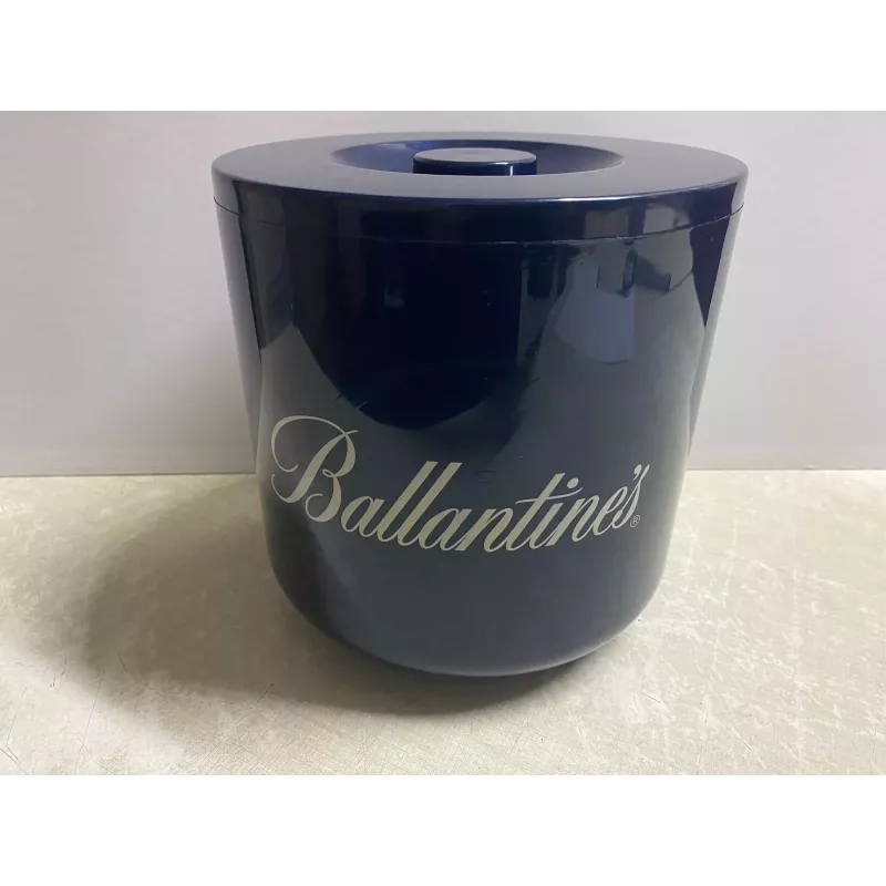 BAC A GLACE  BALLANTINES  HT 19.50CM  DIAMETRE 19CM