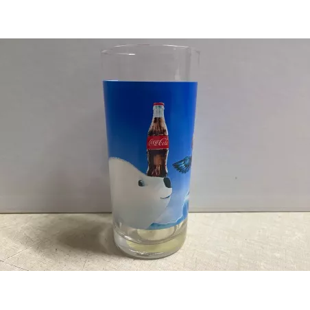 6 VERRES COCA-COLA  OURS/ BOUTEILLE  HT 13.50CM