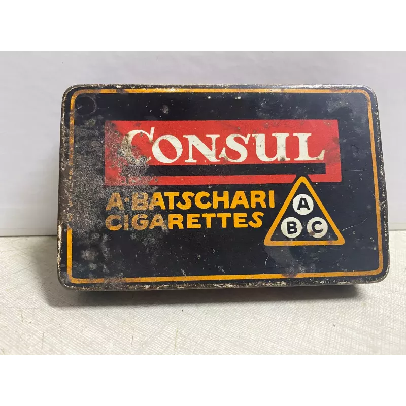 BOITE CIGARETTES  A. BATSCHARI 12CM X7.50CM X2CM