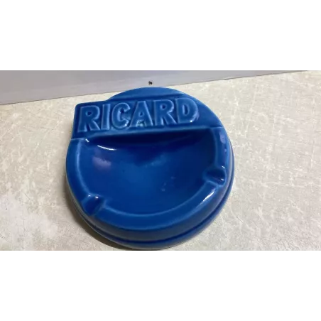 CENDRIER RICARD BLEU  DIAMETRE 19.50CM