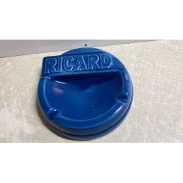 CENDRIER RICARD BLEU  DIAMETRE 19.50CM