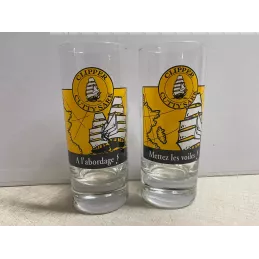 2 VERRES CUTTY SARK 17CL HT 12.50CM