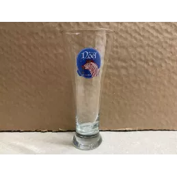 1 VERRE LES 3 BRASSEURS  BIERE DE NOEL  25CL HT 20CM