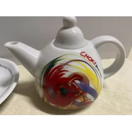 THEIERE  CHOKY +TASSE +SOUS TASSE