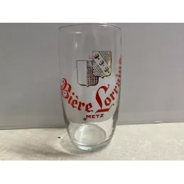 1 VERRE  BIERE LORRAINE  25CL HT 12.30CM