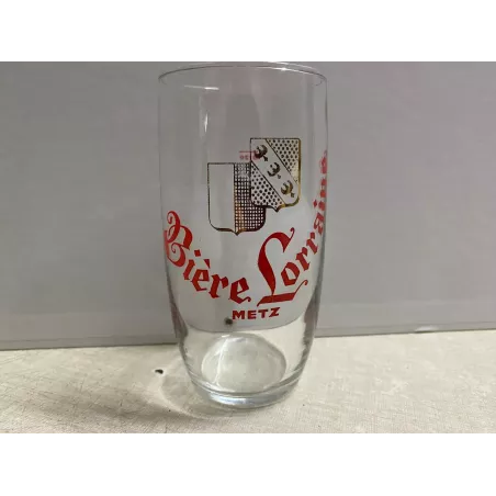 1 VERRE  BIERE LORRAINE  25CL HT 12.30CM