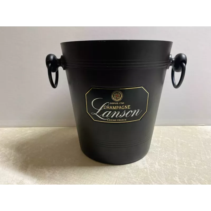 SEAU A CHAMPAGNE LANSON HT 20.50CM  NOIR