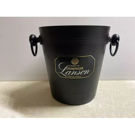 SEAU A CHAMPAGNE LANSON HT 20.50CM  NOIR