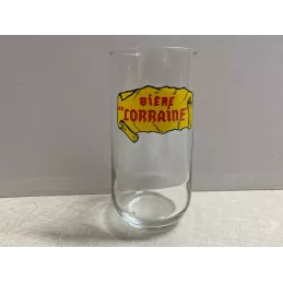 1 VERRE BIERE LORRAINE  25CL HT 12CM