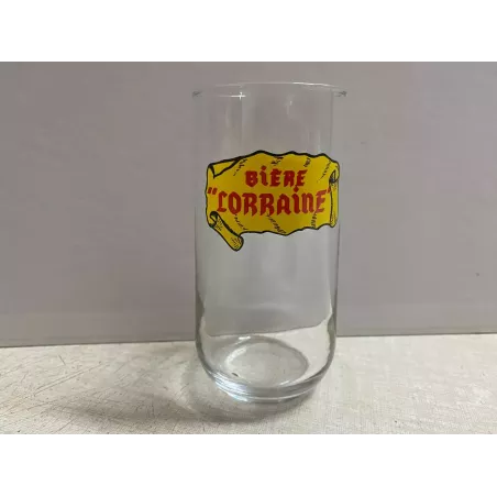 1 VERRE BIERE LORRAINE  25CL HT 12CM