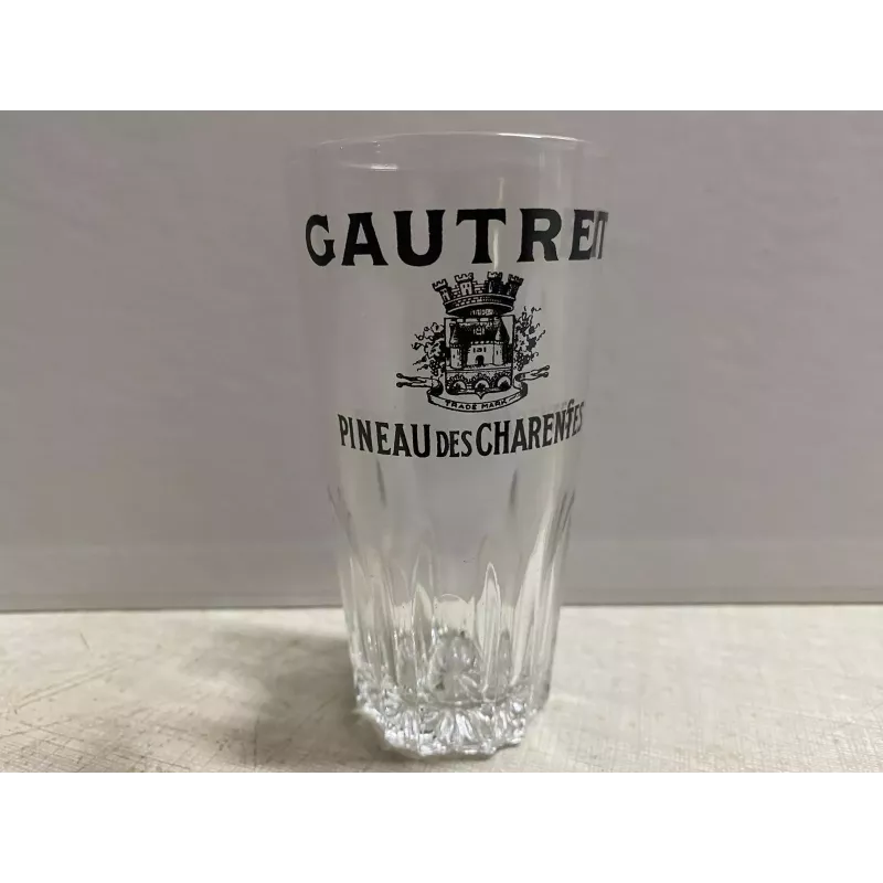 6 VERRES  GAUTRET PINEAU DES CHARENTES  10CL HT.10.30CM