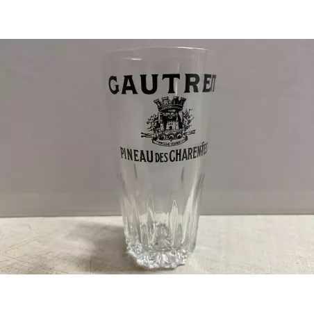 6 VERRES  GAUTRET PINEAU DES CHARENTES  10CL HT.10.30CM
