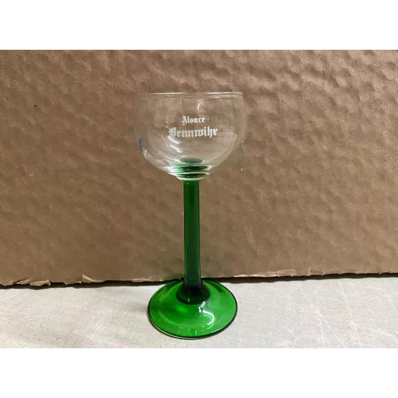 6 VERRES VINS D'ALSACE BENNWIHR 7CL HT 13.50CM