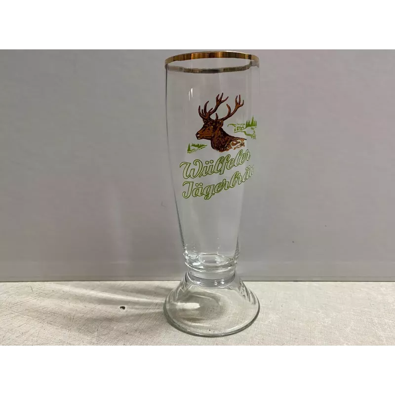 1 VERRE WULFELER  20CL HT 16.40CM A FACETTE
