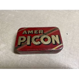BOITE A CARTES  PICON EN TOLE 10.20CM 6.20CM X2.50CM