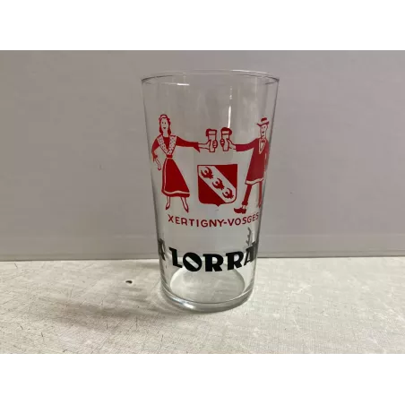 1 VERRE LA LORRAINE 25CL HT 11.50CM