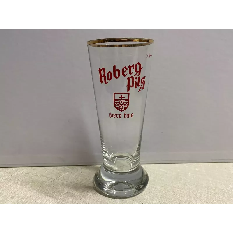 1 VERRE  ROBERG PILS HT 16.20CM