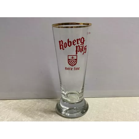 1 VERRE  ROBERG PILS HT 16.20CM