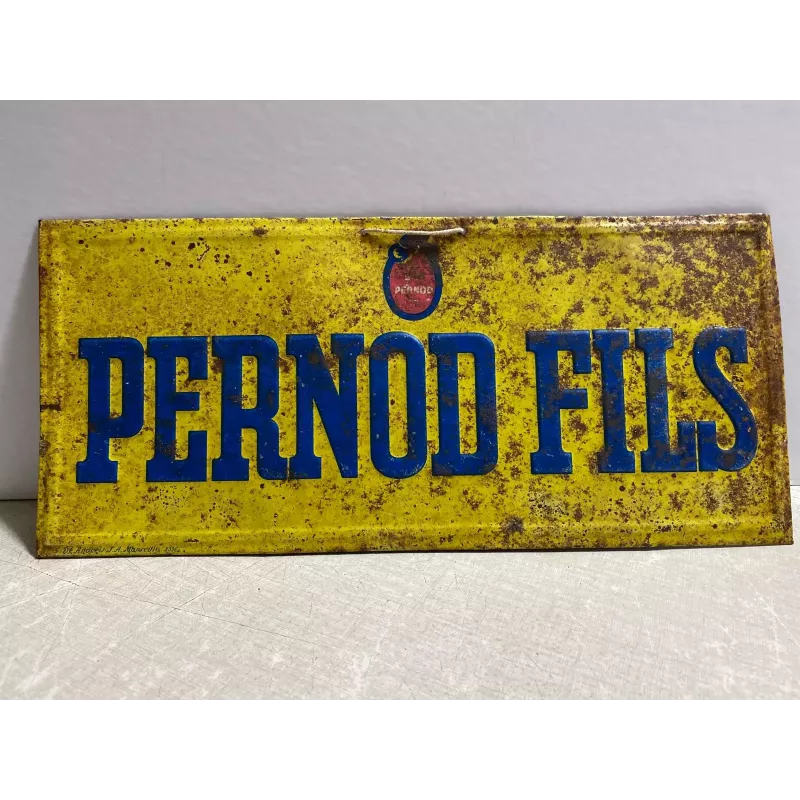 TOLE PERNOD FILS 37CM X16.50CM