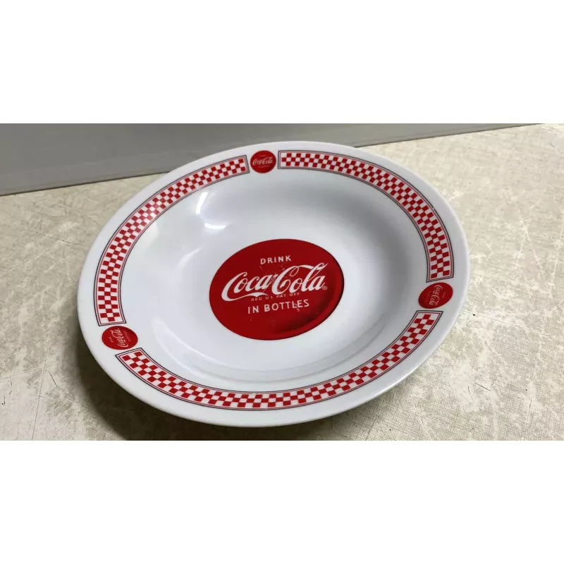 ASSIETTE  CREUSE  COCA- COLA   COLLECTOR  DIAMETRE 20.50CM