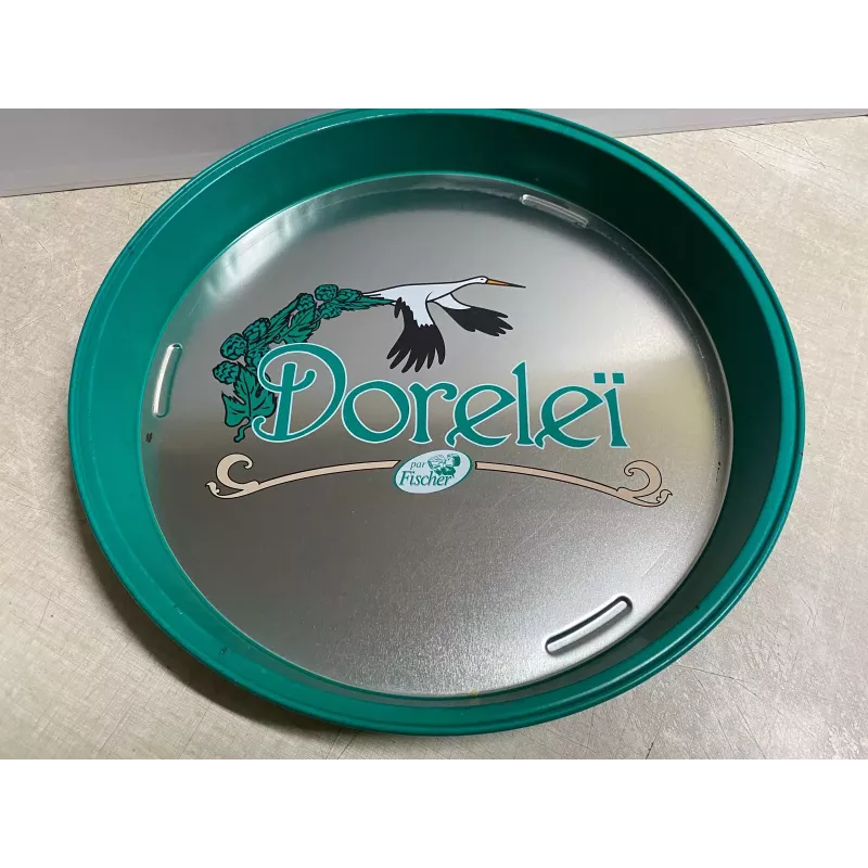 PLATEAU  DORELEI  DIAMETRE 33CM REBORD 4.50CM