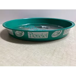 PLATEAU  DORELEI  DIAMETRE 33CM REBORD 4.50CM