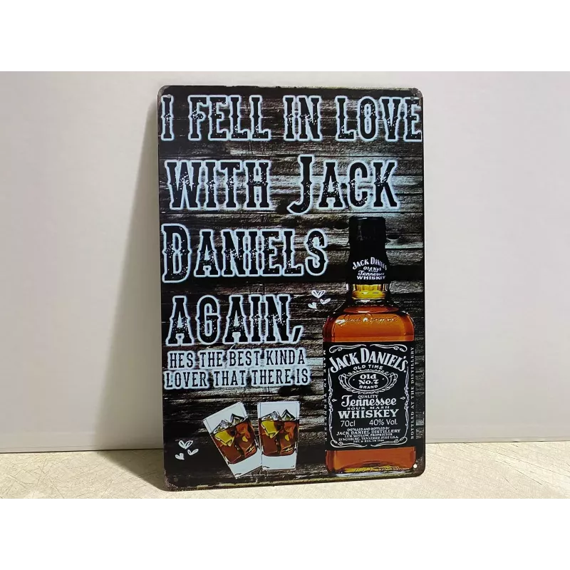 TOLE JACK DANIEL'S  30CM X20CM