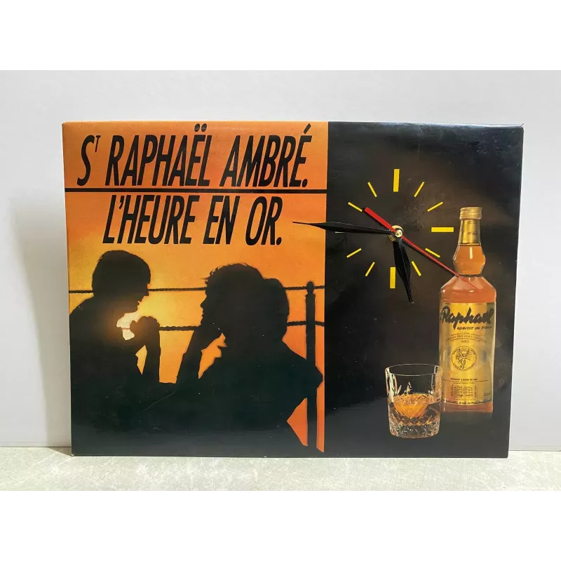 PENDULE SAINT RAPHAEL  AMBRE  40CM X30CM