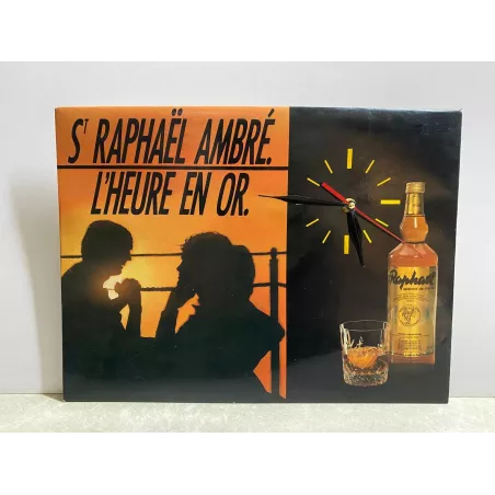 PENDULE SAINT RAPHAEL  AMBRE  40CM X30CM