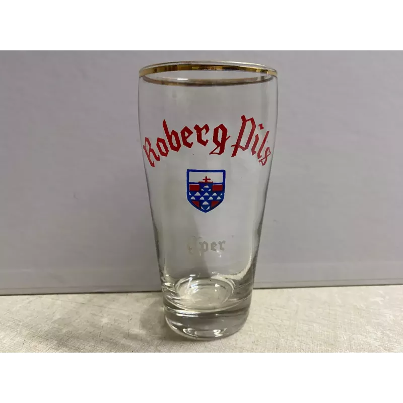 1 VERRE  ROBERG PILS 25CL HT 13.50CM