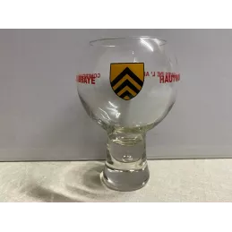 1 VERRE CONFRERIE DE L'ABBAYE  HAUTMONT   25CL HT 13.70CM