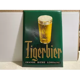 TOLE GLASSOID  TIGERBIER GRANDE BIERE LORRAINE   41.50CM X29CM