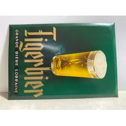 TOLE GLASSOID  TIGERBIER GRANDE BIERE LORRAINE   41.50CM X29CM