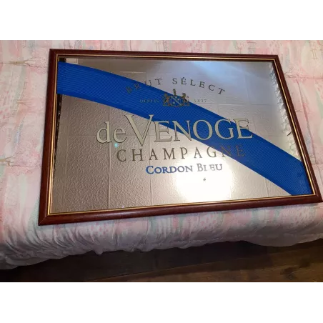 MIROIR  CHAMPAGNE DE VENOGE  63.50CM X43.50CM