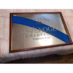 MIROIR  CHAMPAGNE DE VENOGE  63.50CM X43.50CM