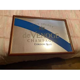 MIROIR  CHAMPAGNE DE VENOGE  63.50CM X43.50CM