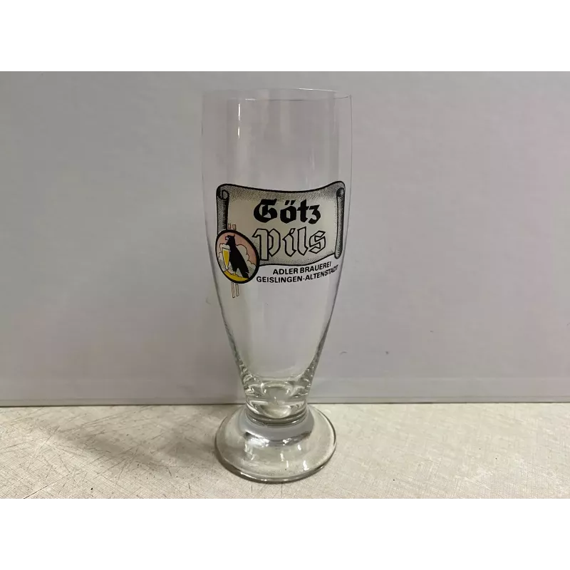 1 VERRE GOTZ PILS 25CL HT 17.20CM