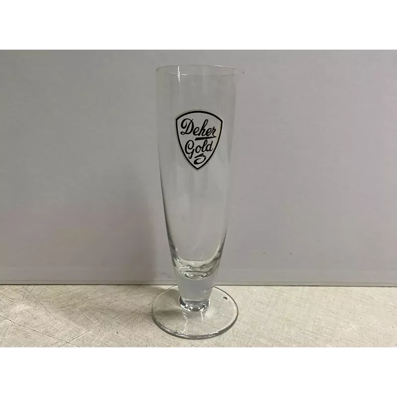 1 VERRE  DEHER  GOLD 25CL HT 19CM