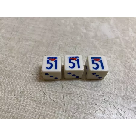 3  DES PASTIS 51   1.50CM X1.50CM