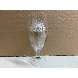 1 VERRE  EGUZKI 50CL HT 21.70CM    BIERE BASQUE