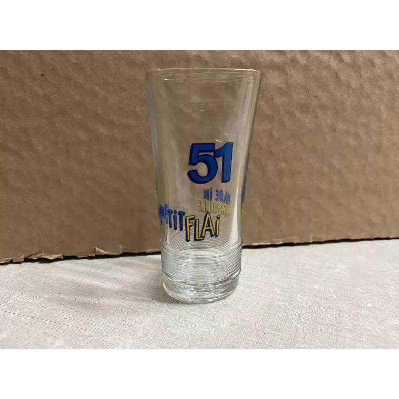 1 VERRE PASTIS 51  UN P'TIT   FLAI  HT 12.30CM