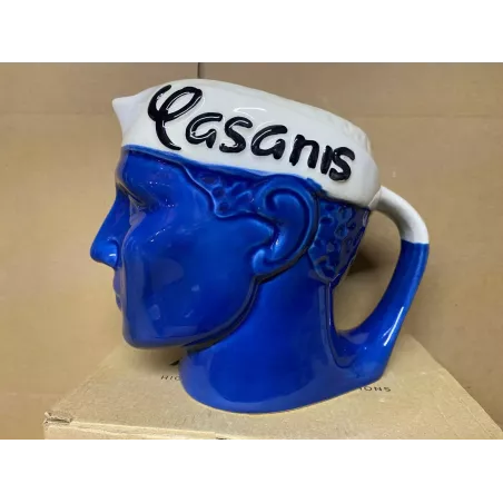 PICHET  CASANIS  BLEU BANDEAU BLANC